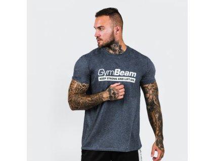 Tričko Keep Strong Heather Navy - GymBeam