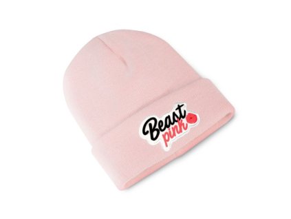 Zimní čepice Beanie Baby Pink - BeastPink (Velikost universal, UNI, Barva růžová)