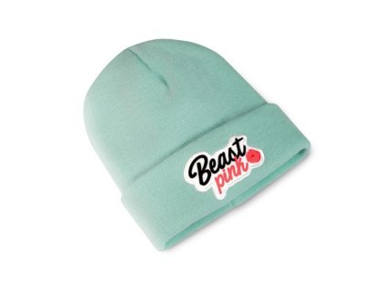 Zimní čepice Beanie Mint - BeastPink (Velikost universal, uni, Barva mint)