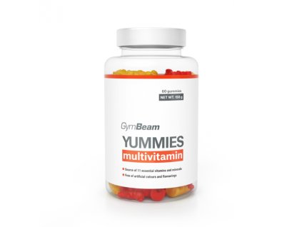 Multivitamin Yummies - GymBeam (Příchuť pomeranč citron třešeň, Kapsle 60 kaps.)