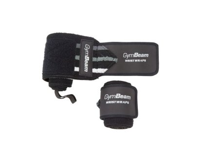 Bandáže na zápěstí - GymBeam (Barva černá)