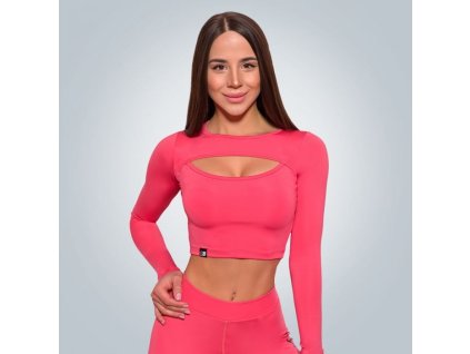 Sportovní Top Advanced Cherry - GymBeam (Velikost XS, Barva cherry)