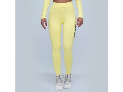 Dámské legíny Advanced Lemon - GymBeam (Velikost S, Barva žlutá)