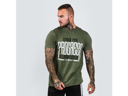 Tričko Progress Military Green - GymBeam