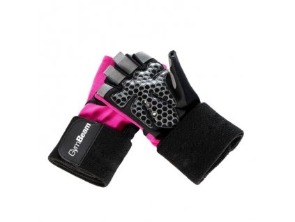Dámské fitness rukavice Guard pink - GymBeam