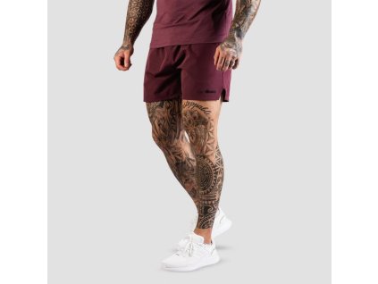 Šortky TRN Eggplant - GymBeam (Velikost XXL, Barva červená)