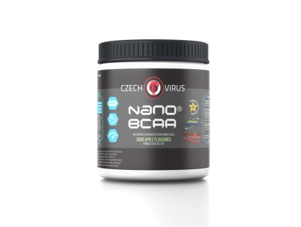 Czech Virus Nano BCAA 500 g (Příchuť kyselé jablko)