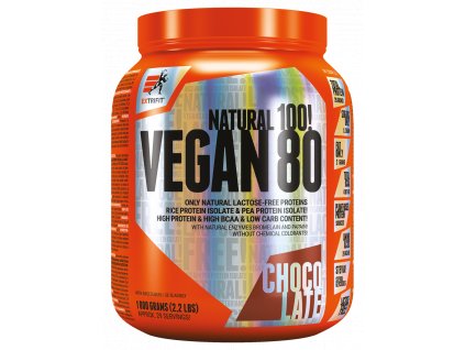 Extrifit Vegan 80 1000 g (Příchuť karamel)