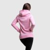 Dámská mikina PRO Hoodie Baby Pink - GymBeam (Barva růžová, Velikost XS)