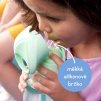 Láhev na pití s brčkem junior 380 ml - zelená