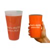 kelímek na studené nápoje oranžový 0,5l a