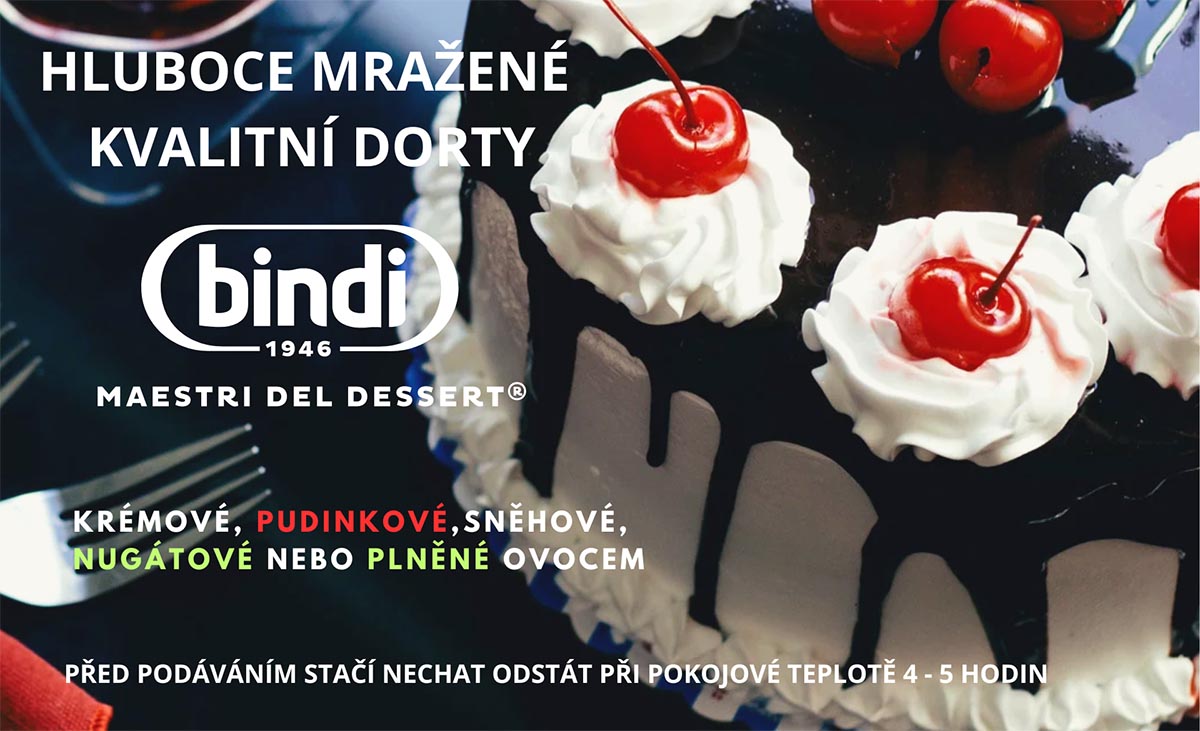 Mrazené dorti Bindi