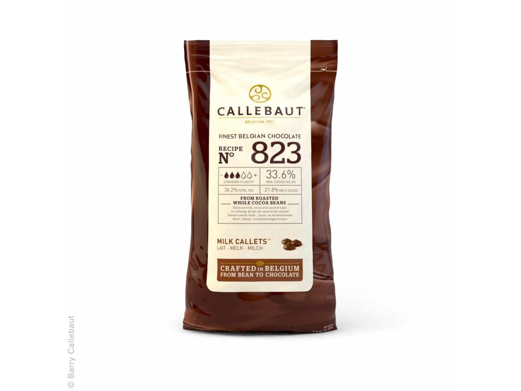 Čokoláda Mléčná 1Kg 33,6% (823-E1-U68) Milk Callebaut
