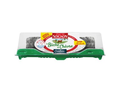 Chèvre frais La buche de chèvre cendrée 150g soignon crop 5cf14042cb1d3