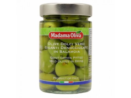 madama oliva olive dolci verdi giganti denocciolate in salamoia 300g