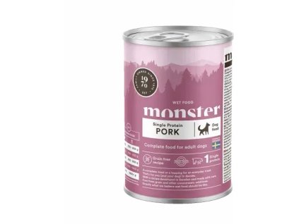 67b318ba3d4451a84095486a Monster Dog Single Protein pork Can 400 g p 500 (1)