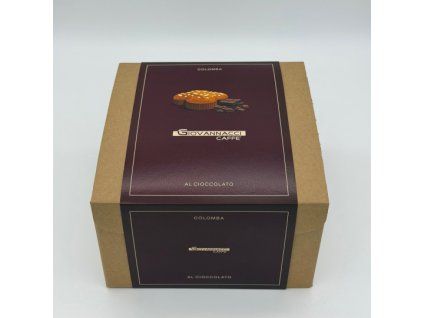 colomba with chocolate