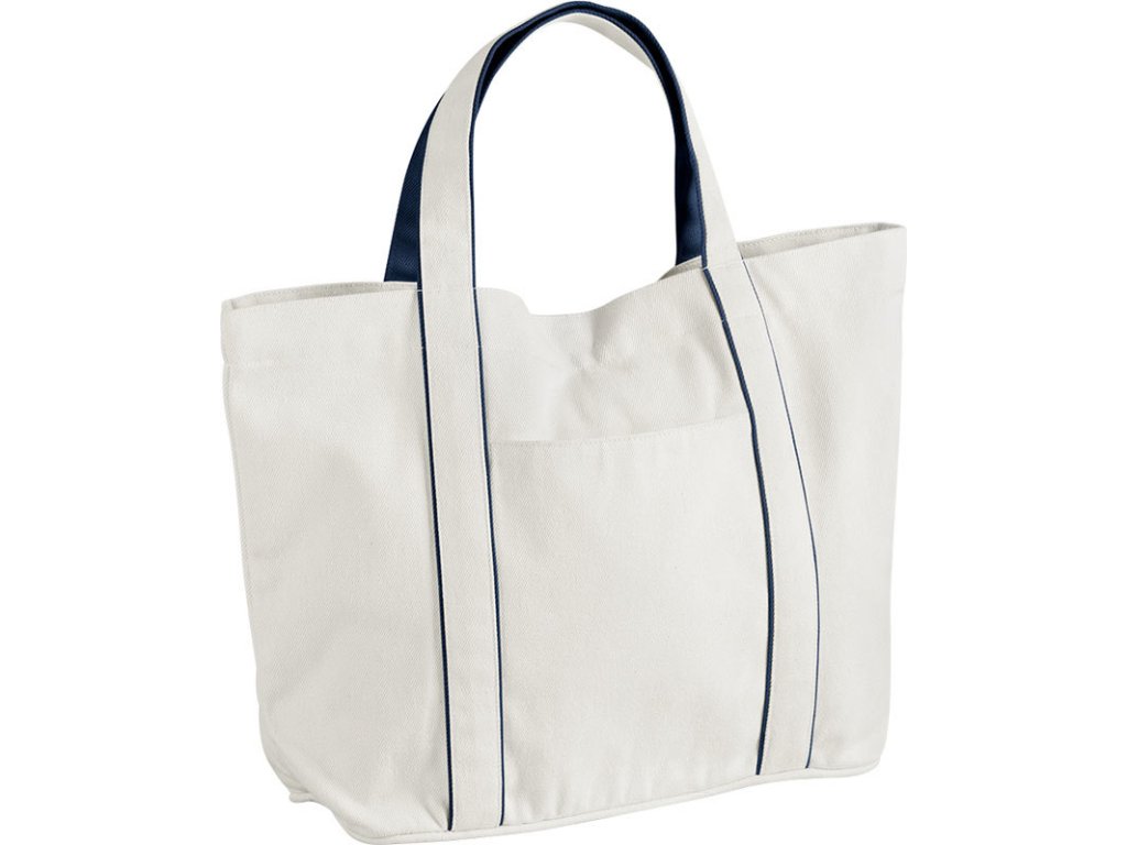 Středně velká taška "Courtside" (Velikost onesize, Barva soft white/french navy)