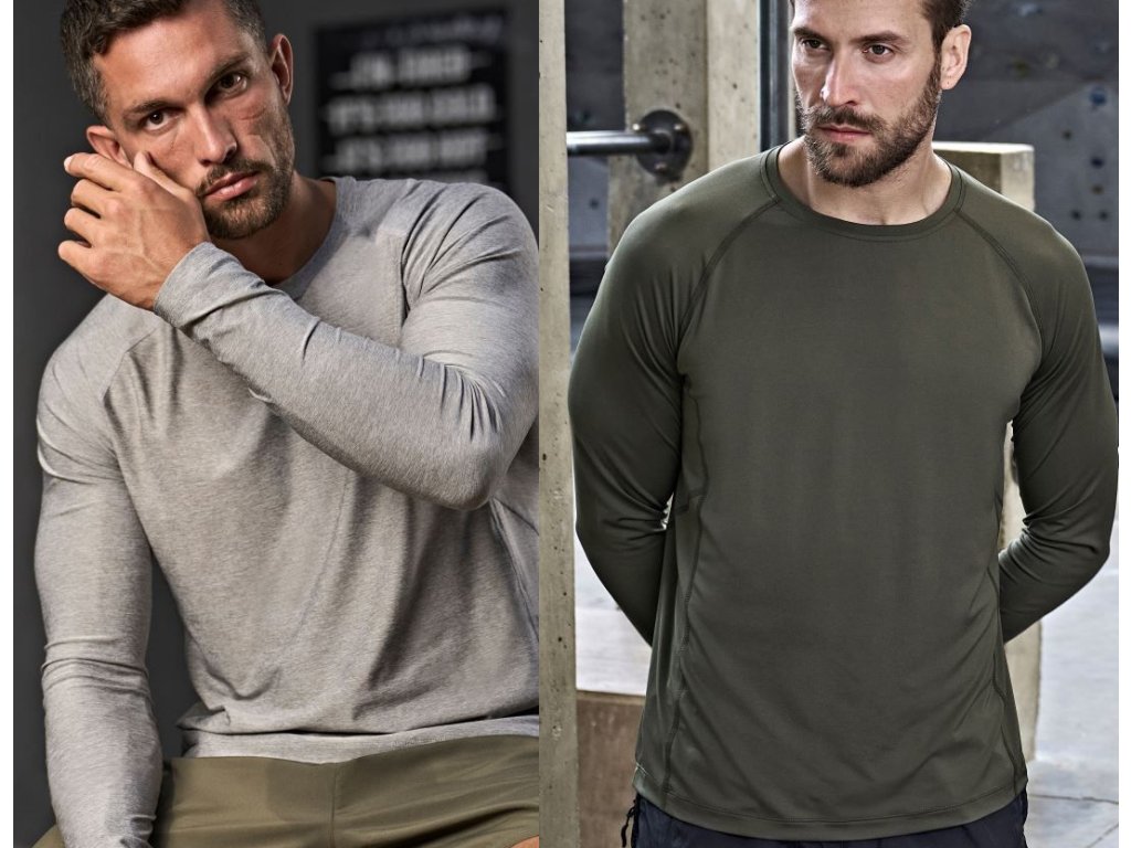 Sportovní tričko CoolDry s dlouhým rukávem  TJ 7022