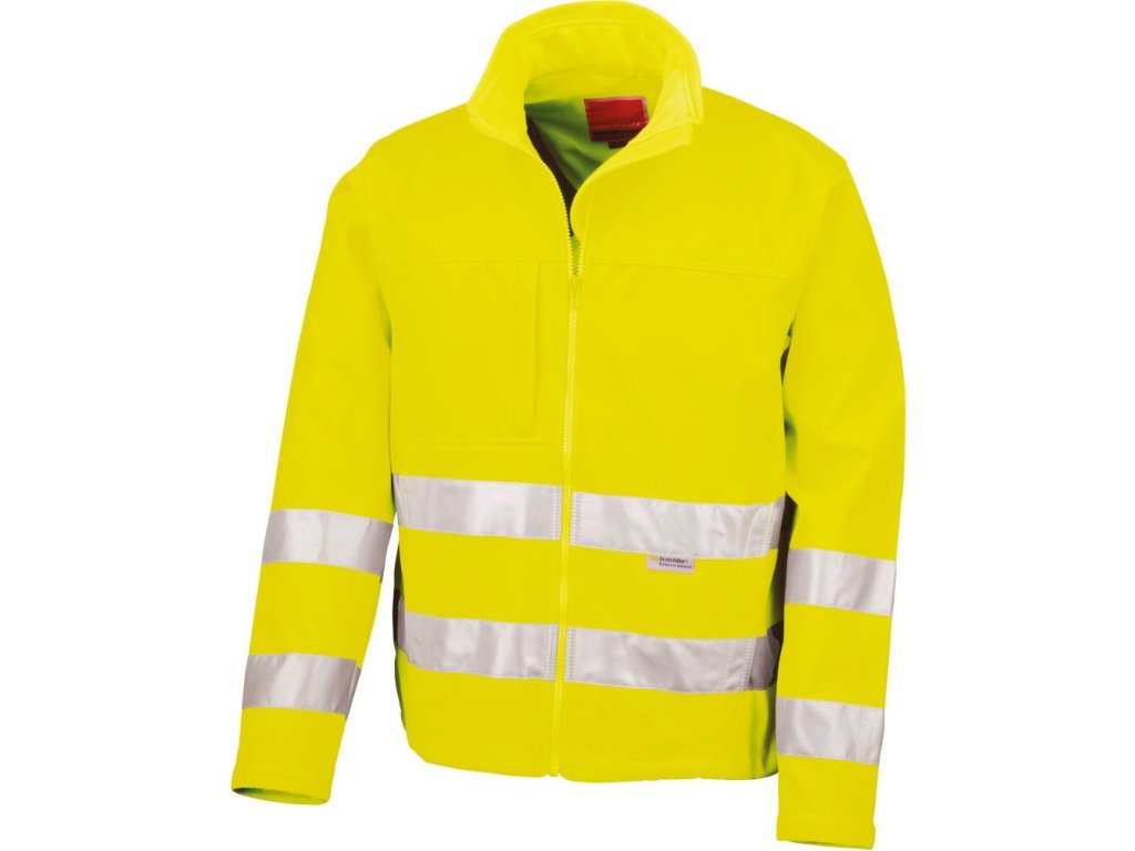 Bezpečnostní softshellová bunda  R 117X (Velikost S, Barva fluorescent orange)