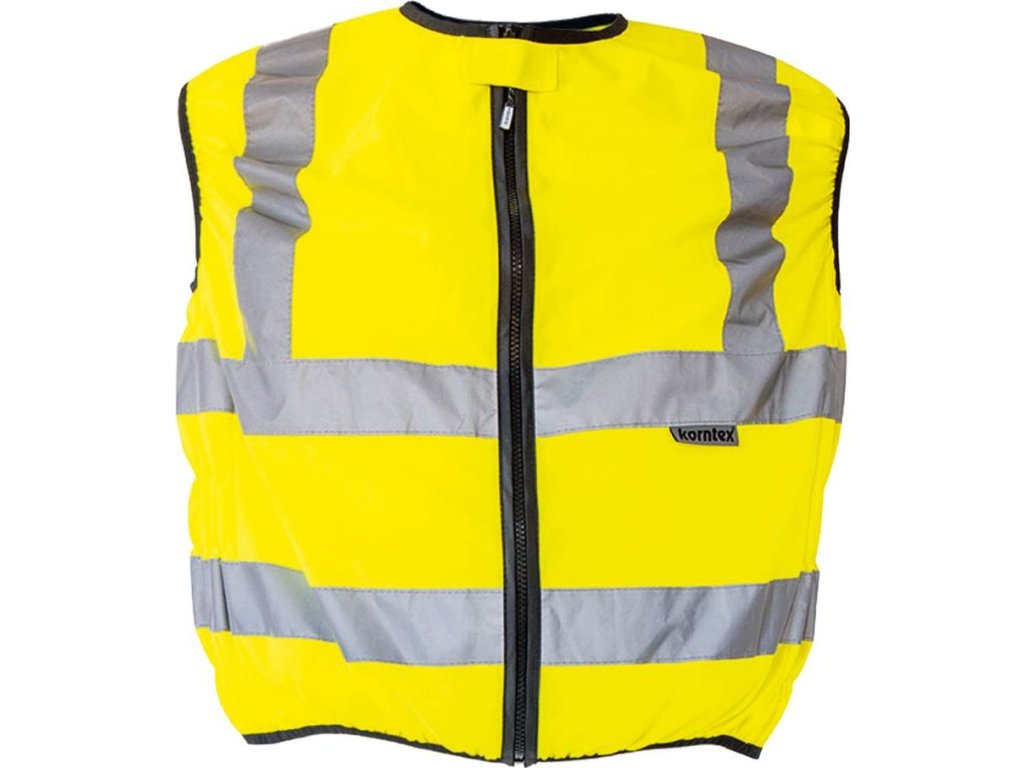 Bezpečnostní vesta pro motocyklisty  KXMOTO – Schleiz (Barva yellow, Velikost L)