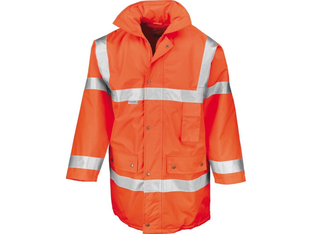 Bezpečnostní bunda  R 018X (Velikost S, Barva fluorescent orange)
