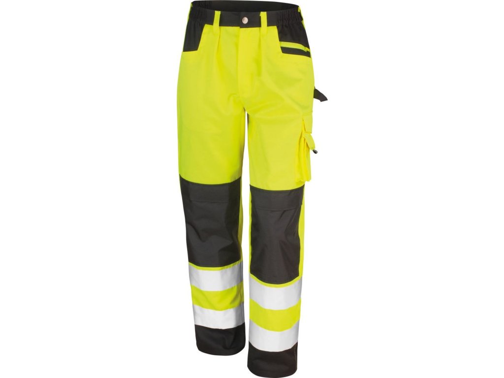Bezpečnostní cargo kalhoty  R 327X (Velikost XS, Barva fluorescent orange)