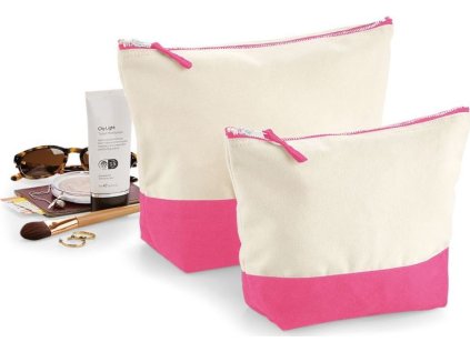 Plátěná toaletní taška (Velikost M, Barva natural/navy)