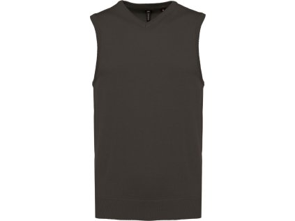 Pánská svetrová vesta s výstřihem do V (Barva black, Velikost S)