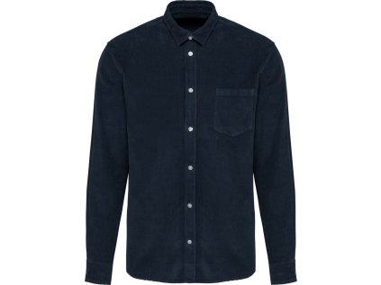 Manšestrová košile s dlouhým rukávem (Velikost S, Barva washed brandy)