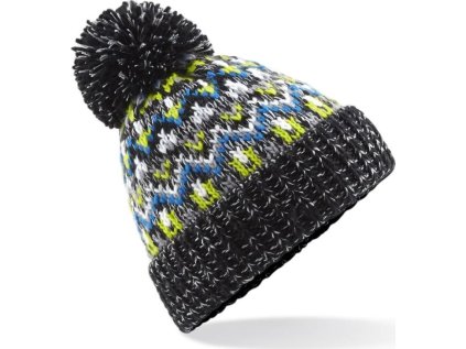 Pletená čepice s bambulí "Blizzard"  B 458 (Velikost onesize, Barva forager fusion)