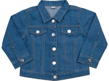 Dětská džínová bunda  BZ 53 (Barva denim, Velikost 3-6)