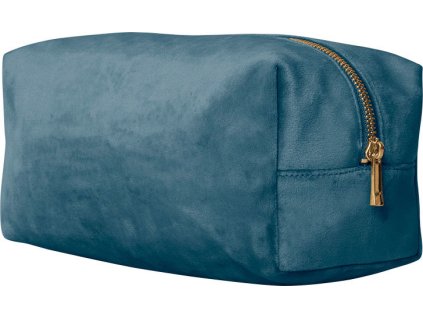 Sametová toaletní taška  BG 716 (Velikost M, Barva blue topaz)