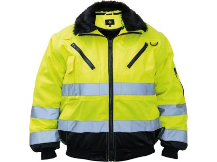 Hi-Vis pilotní bunda  KXPJ – Oslo (Barva yellow, Velikost XS)