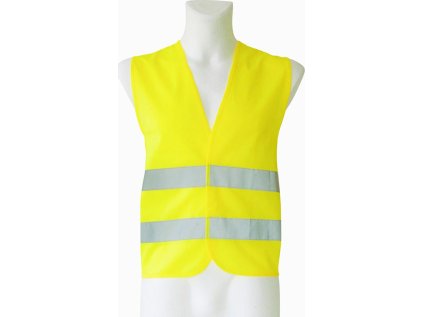 Jednoduchá bezpečnostní vesta  KXX217 – Freiburg (Barva yellow, Velikost XL)