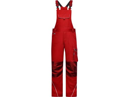Pracovní kalhoty s laclem - Solid  JN 879 (25-28) (Barva black, Velikost (25))