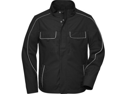 Pracovní softshellová lehká bunda - Solid  JN 882 (Barva black, Velikost XS)