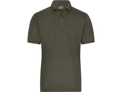 Pánské pracovní elast. polo z bio bavlny - Solid  JN 1806 (Barva white, Velikost XS)