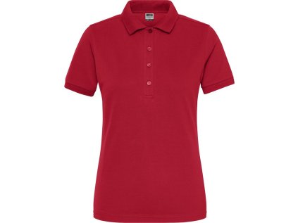 Dámské pracovní elast. polo z bio bavlny - Solid  JN 1805 (Barva white, Velikost XS)
