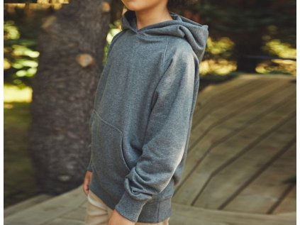 Dětská mikina s kapucí z bio bavlny  O 13101