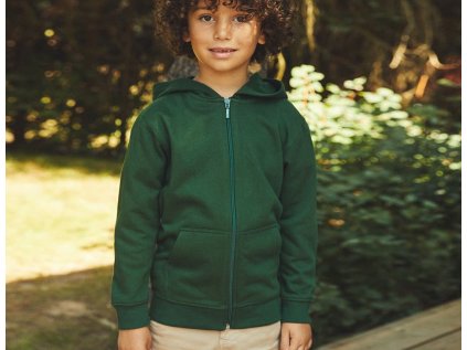 Dětská mikina s kapucí z bio bavlny  O 13301