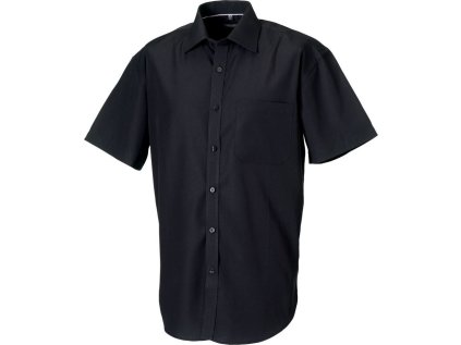 Tencel® business košile , krátký rukáv  953M (Velikost S, Barva bright pink)