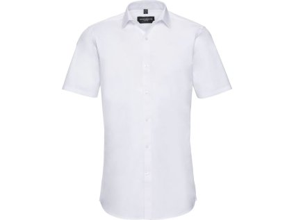 Elastická košile "Ultimate" s krátkým rukávem  961M (Barva white, Velikost S)