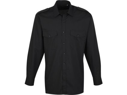 Pilotní košile s dlouhým rukávem  PR 210 (Barva white, Velikost 37.)