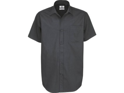 Keprová košile s krátkým rukávem  Sharp SSL /men (Barva white, Velikost S)