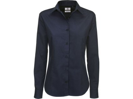 Keprová halenka s dlouhým rukávem  Sharp LSL /women (Barva white, Velikost XS)