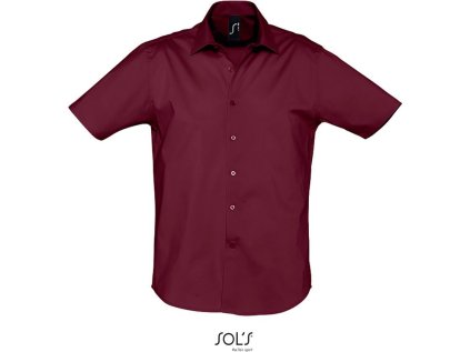 Elastická košile s krátkým rukávem  Broadway (Barva white, Velikost S)