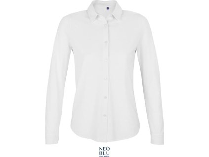 Piqué halenka s dlouhým rukávem  Basile Women (Velikost S, Barva night blue)