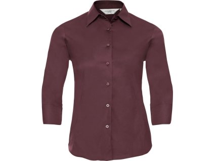 Elastická halenka s 3/4 rukávem  946F (Barva white, Velikost XS)