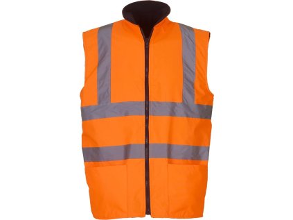 Hi-Vis Oboustranná Fleecová Vesta  HV 008F (Velikost S, Barva hi vis yellow)